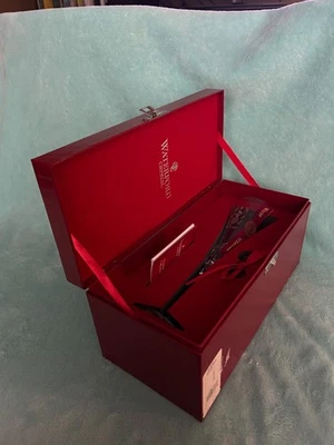 Waterford Crystal 9 Ladies Dancing Flute 12 Twelve Days of Christmas w/charm NIB - Image 1 of 4
