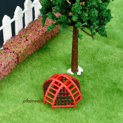 2PCS Miniature Children's Toys HO/OO Scale Multicolor Climb Amusement Park - Image 1 of 4