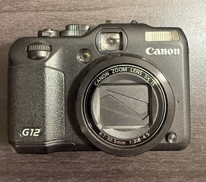 Canon Powershot G12 Digital Camera 10MP  - Picture 1 of 10