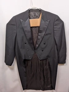 Mario Zegna Mens Three Button Tuxedo Jacket Blazer Wool Italy See Photos - Picture 1 of 11