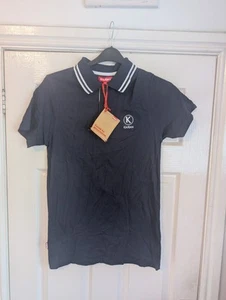 Camisa Polo Kickers Para Hombre Azul Marino Talla Pequeña NUEVA Con Etiquetas - Imagen 1 de 8