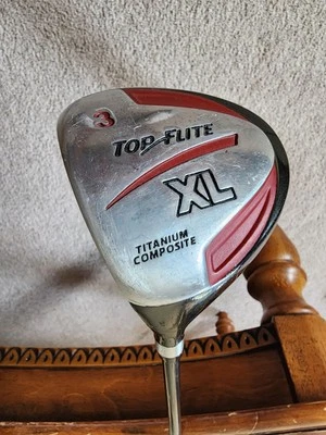 LH Top Flite XL 3-Wood Titanium Composite Synchro-Flex Graphite Medium Firm - Image 1 of 4