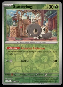 Scatterbug 008/198 Reverse Holo SV01: Scarlet & Violet Base Set NM - Picture 1 of 2