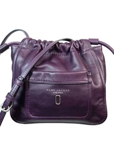 NWT Marc Jacobs Tied Up Leather Crossbody Bag Purple MSRP $365 - Picture 1 of 16