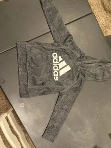 Adidas Youth Sweatshirt Size 5 Gray - Picture 1 of 3
