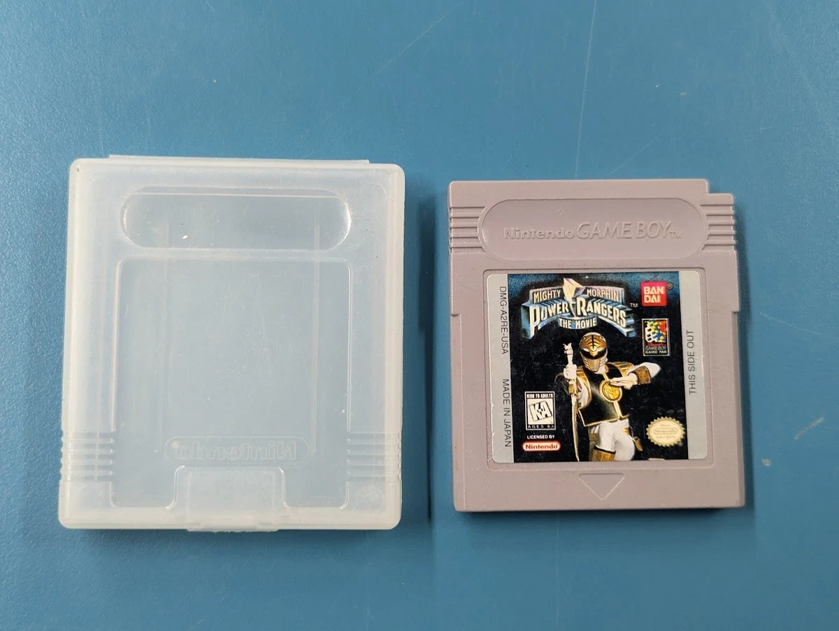マイティモーフィン パワーレンジャース ザムービー ゲームボーイ 動作品 日本未発売 マイティ モーフィン パワーレンジャー 海外 ゲームボーイ