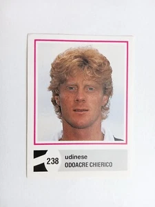 FIGURINA CALCIATORI EUROFLASH 1987 UDINESE CHIERICO n 238 CON VELINA - Picture 1 of 2