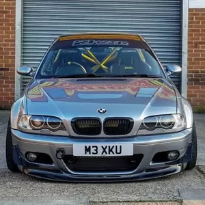 BMW E46 M3 CSL LOOK FRONTLIPPE SPOILER SPLITTER AILE - Afbeelding 1 van 6