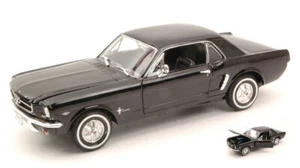MODELLINO AUTO STATICO WELLY FORD MUSTANG COUPE 1964 NERO MODELLISMO SCALA 1:24 - Foto 1 di 2