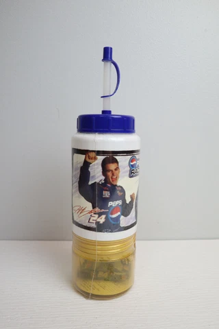 NASCAR Jeff Gordon #24 Pepsi bottle container w/ 1:64 Die-cast CAR NEW SEALED Cover