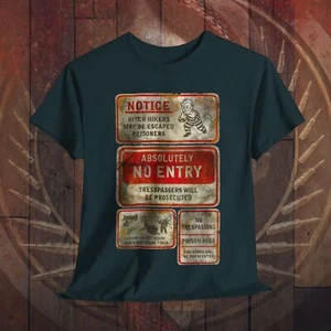 Fallout Warning Game Unisex T-Shirt, Gaming Tee Shirt Collection, RPG - Picture 1 of 181