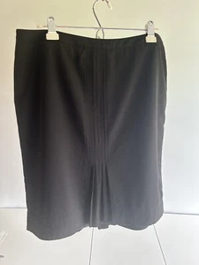 Worthington Damen schwarz Plissee gefüttert Rock Größe 14 - Bild 1 von 5