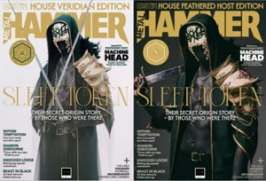 2X METAL HAMMER #400 SLEEP TOKEN House Veridian +Feathered Host Edit @NEW SEALED - Picture 1 of 8