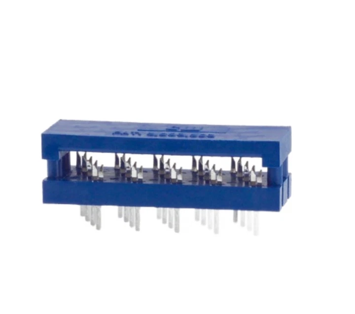 Pack of 5 CWR-142-20-0003 Ribbon Cable Connector Blue 20 Position IDC 28-30 AWG, - Image 1 of 1