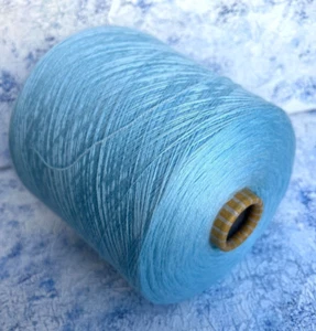 Light Blue 100% merino fine Lace Yarn, Victoria 2/30, per 100g (3.52oz) - Picture 1 of 5