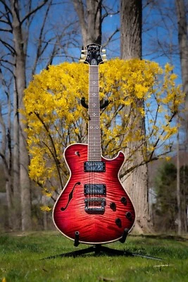 Cuerpo hueco Knaggs Kenai/borgoña desvanecido/15 aniversario-Navajo Sun Foto 1 de 4