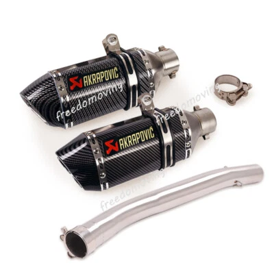 Silenciador de tubo de escape de 51 mm para Honda CBR600F4i 2001-2007 tubo de conexión media deslizable Foto 1 de 4