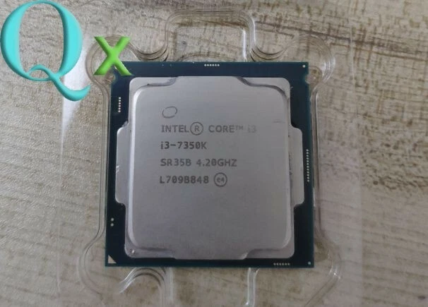7Th Gen Intel Core i3-7350k  LGA 1151 CPU Processor Kaby Lake 4.2 GHz Dual Core - Image 1 of 2