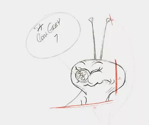 LAMPADINA VINTAGE MR MAGOO GE ALIENA PRODUZIONE ANIMAZIONE ORIGINALE DISEGNO CEL - Foto 1 di 3