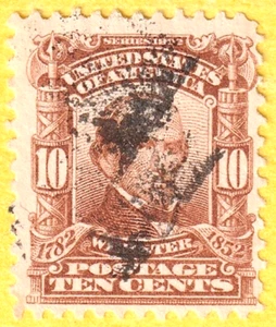 jis36 US STAMP SC# 307 10c 1902 USED 965 - Picture 1 of 2