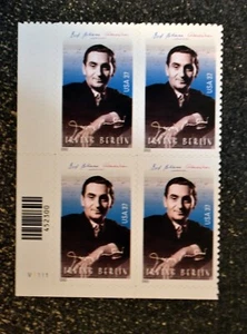 USA2002 #3669 37c Irving Berlin - Plate Block of 4  Mint  NH  - Picture 1 of 4