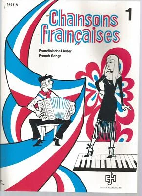 Chansons Francaises,  French Songs for Voice &  Accordion. Vol.1 - Image 1 of 3