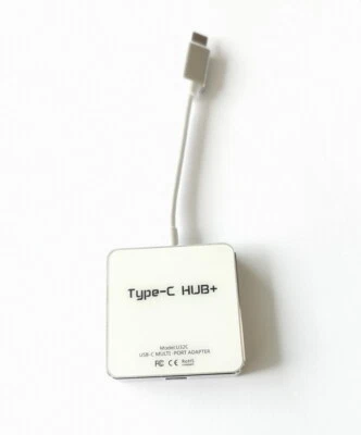 USB C 6 in 1 Hub Adapter Converter Multi Port Adapter SD Card Reader Adapter - Image 1 of 4