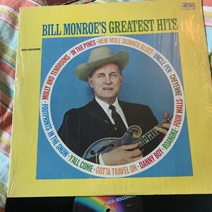 In Shrink Mint Lp Bill Monroe Monroe’s Greatest Hits Mca-17 1973 - Picture 1 of 6