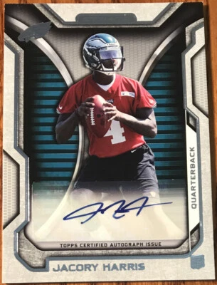 2012 Topps Strata Rookie Autographs Jacory Harris RA-JH Philadelphia Eagles - Image 1 of 2