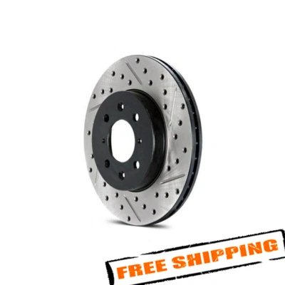 Rotor de freno trasero izquierdo StopTech Sport perforado y ranurado para Nissan 300ZX 89-96 Foto 1 de 4