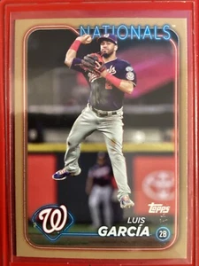 2024 Topps Series 2 - Gold #657 Luis Garcia /2024 !!! Nationals - Picture 1 of 2