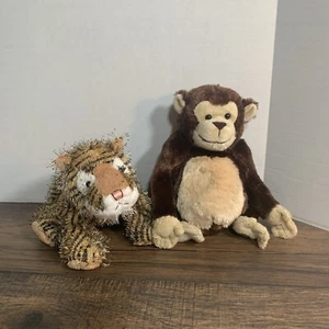 Webkinz lot of 2 No Code Tiger & chimpanzee  - Picture 1 of 6
