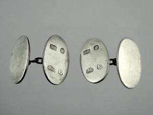 Douglas Pell DP Birmingham Englisch Sterlingsilber Löwe Wächter Manschettenknöpfe 925 - Bild 1 von 11