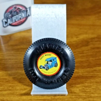 Vintage Hot Wheels Redline Paddy Wagon Plástico Botón Pin Insignia EE. UU. 1969 Foto 1 de 2