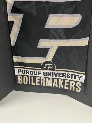 Purdue University LARGE Garden Flag Yard Banner 30" x 40" 2 Sided Boilermakers Cover