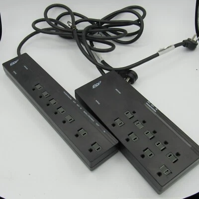 CCI 9 and 7 outlet ground/surge protector w/ phone jacks #PS-901FT-1 & PS-716FTX - Image 1 of 4