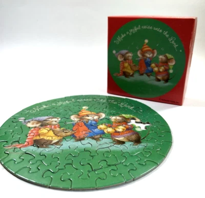 Vintage Springbok Hallmark Santa 7" Mini Jigsaw Puzzle Made in USA Incomplete - Image 1 of 3