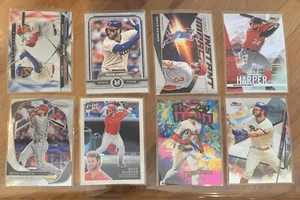Bryce Harper Lot x 8 2017 Finest Ref. + Prizm ‘20 +Museum + Optic + Finest’20 x3 - Picture 1 of 2