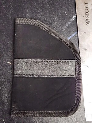 Uncle Mikes Nylon Open Top Inside-the-Pocket Holster Black Size 4 - Image 1 of 3