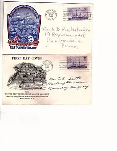 us stamp FDC 125th Anniversary Steamship Savannah Cachet Kings Point NY (bb2 - Picture 1 of 1
