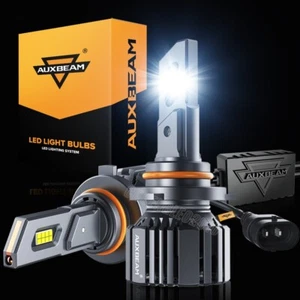 AUXBEAM Canbus 9005 LED Headlight Super Bright Bulbs 25000LM HIGH/LOW Beam 6000K - Picture 1 of 12