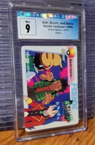 Tarjeta japonesa Pokémon Ash Brock Stella #142 Bandai Cardass Anime 1998 CGC 9 como nueva - Imagen 1 de 6