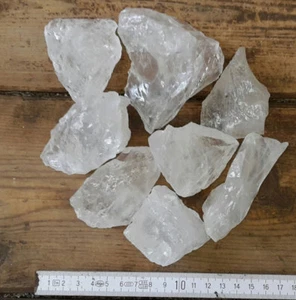 Bergkristall Brocken große Stücke naturrein Edelstein-Chips Rohsteine Steine NEU - Bild 1 von 1