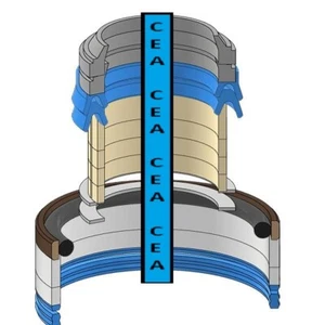 Kit de sellado de cilindro hidráulico 401061A1 para estuche 570MXT 580M 580N 585G 586G 590SM - Imagen 1 de 1