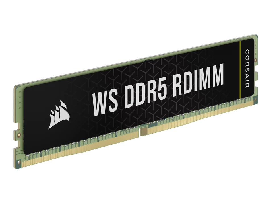 CORSAIR WS RDIMM Series 64GB (4 x 16GB) ECC Registered DDR5 6000 (PC5 48000) Ser - Image 1 of 1