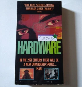 Hardware VHS Tape 1990 Vintage Sci Fi Cyberpunk Previous Rental copy cool - Picture 1 of 3