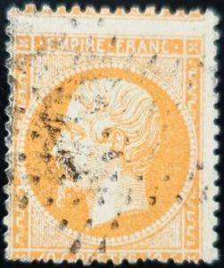 Horse Piquage And Signed Calves On Napoleon N°23 Orange Used Star - Picture 1 of 2