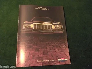 MINT CHEVROLET 1974 CHEVY IMPALA CAPRICE BELAIR SALES BROCHURE NEW (BOX 384) NOS - Picture 1 of 5