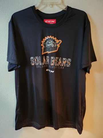 Orlando Solar Bears CCM Hockey Super Lightweight Men's 2XL 100% Polyester Shirt Cover