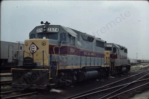 Original Dia Erie Lackawanna EL 2574 2571 EMD GP35's Cicero ILL 29.05.1970 - Bild 1 von 2